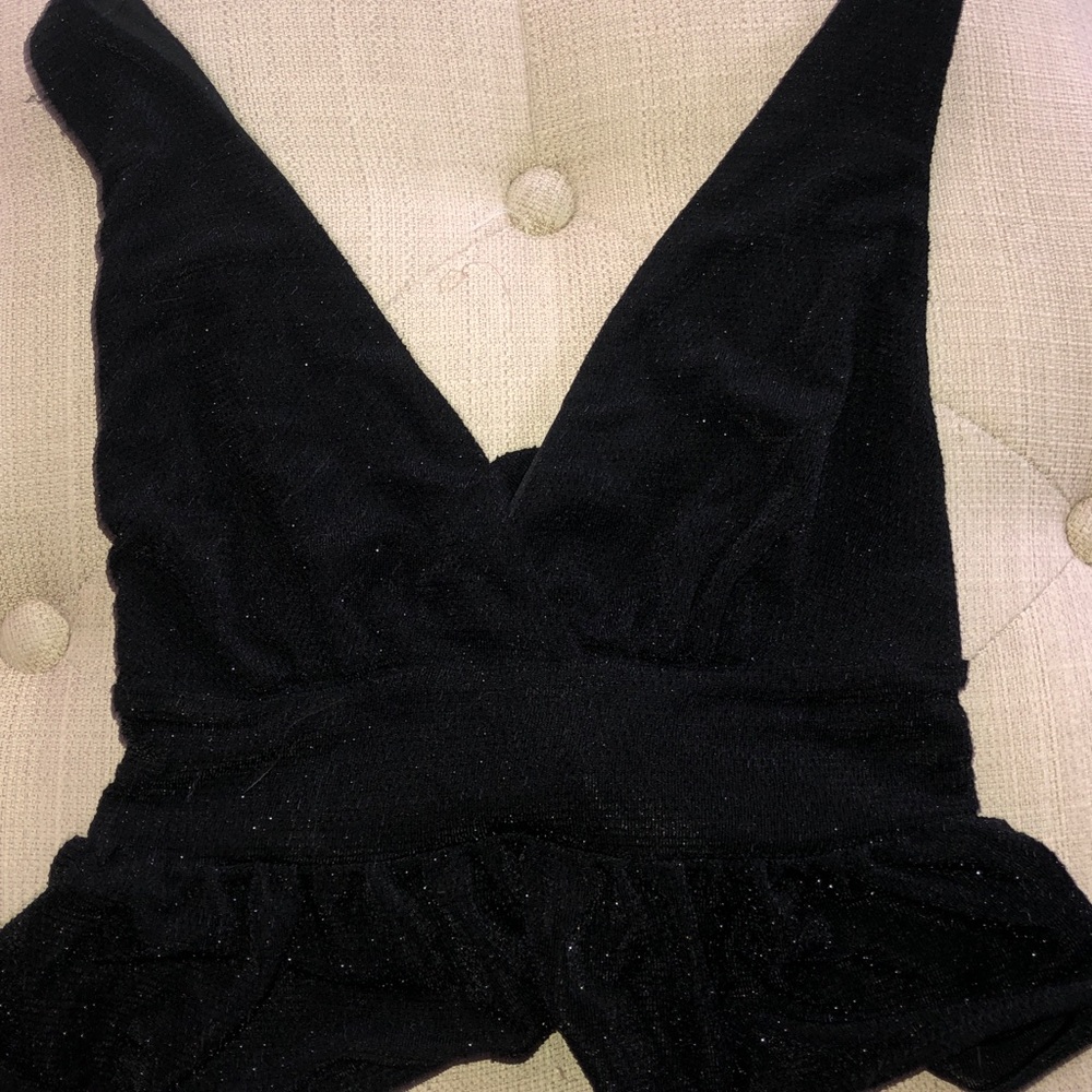 Sparkle bershka crop top✨